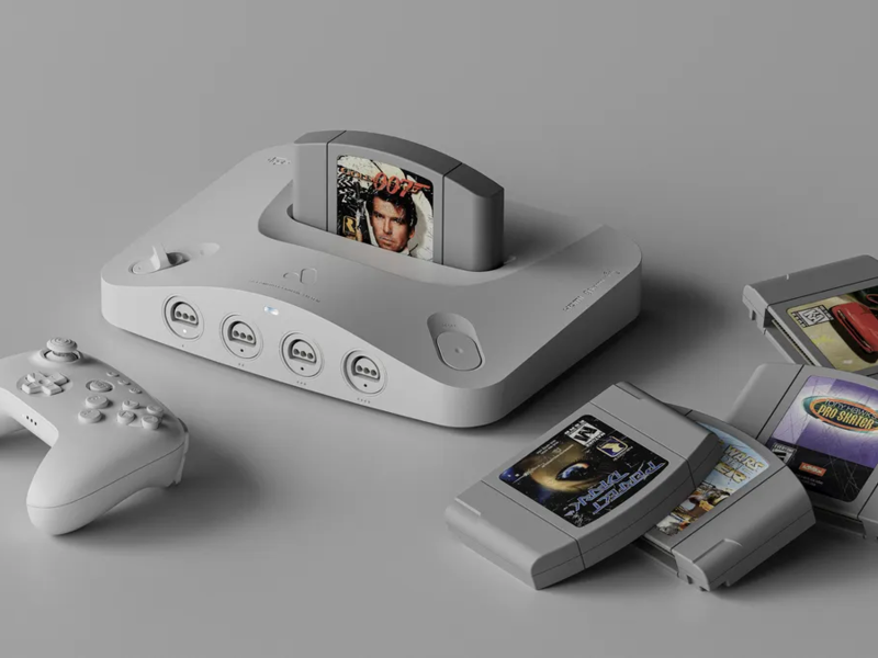 Crearon una réplica de la Nintendo 64 que funciona con los cartuchos originales