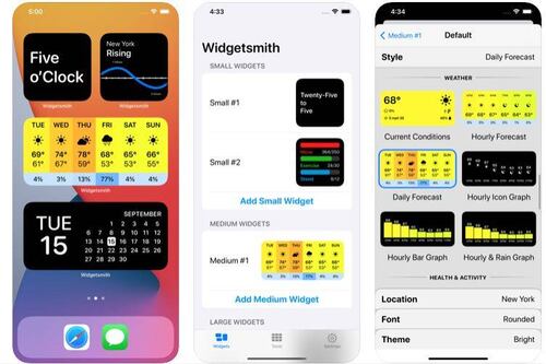 ¿Qué es y cómo usar Widgetsmith en tu iPhone con iOS 14?