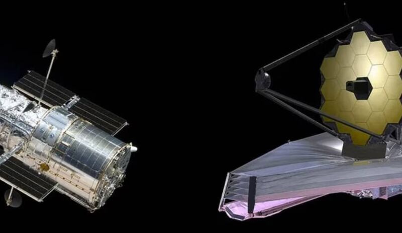 Hubble y James Webb