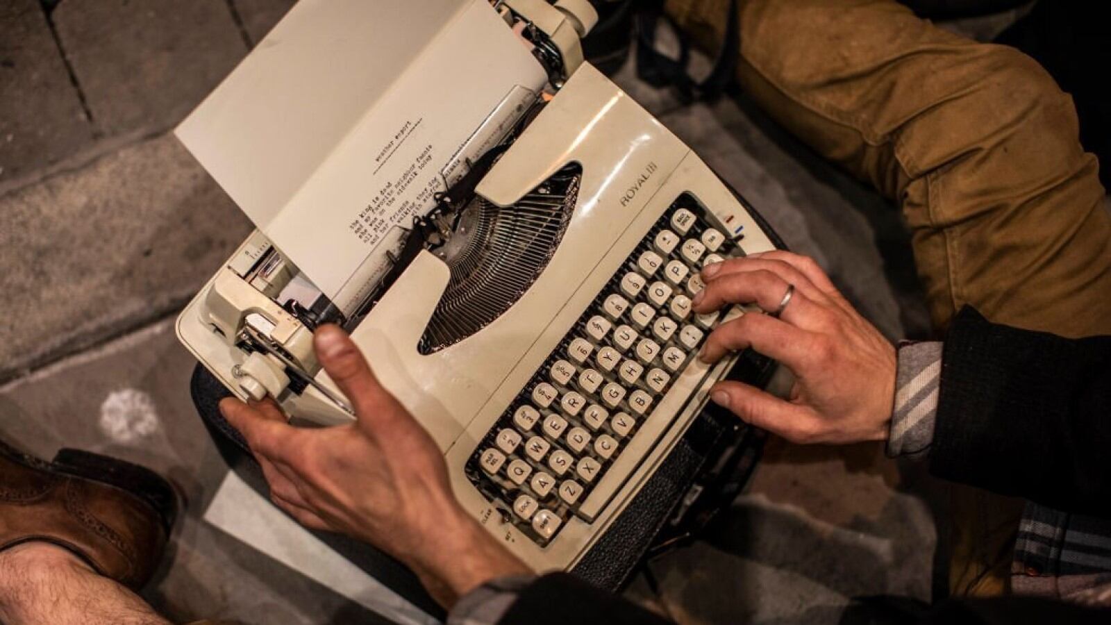 Máquina de escribir