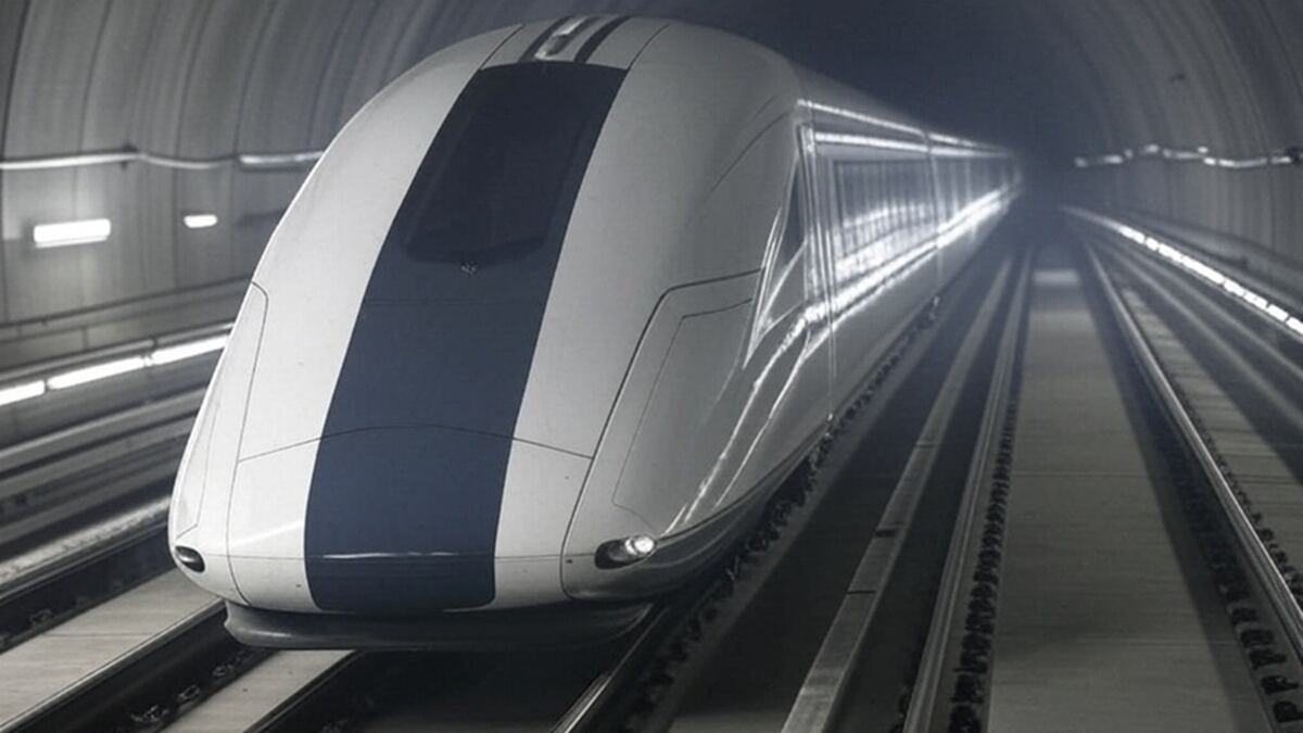 Túnel trasatlántico entre Londres y Nueva York - IA Grok