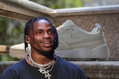Travis Scott se aleja del estudio para romperla con sus nuevas zapatillas: Las Nike Shark-A-Don “Sail”