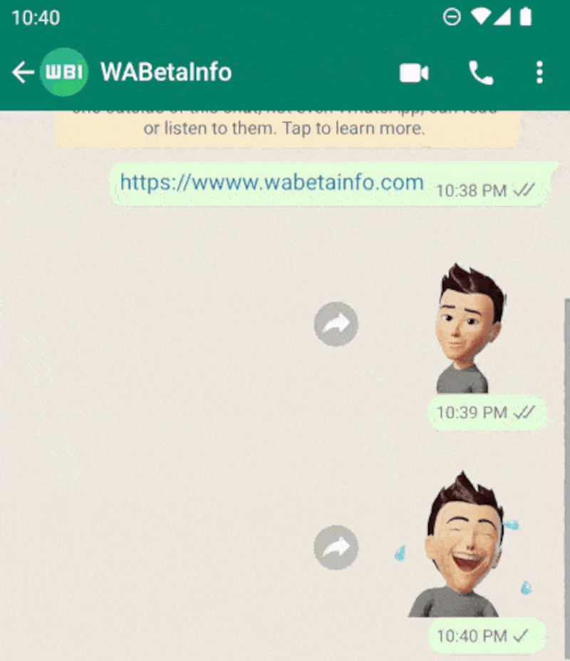 Avatares en WhatsApp