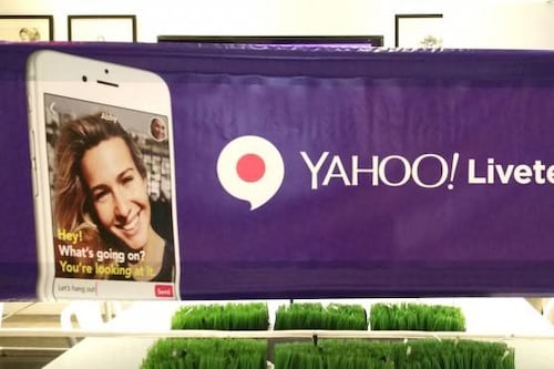 Yahoo LiveText quiere introducir texto mientras chateas en video en vivo