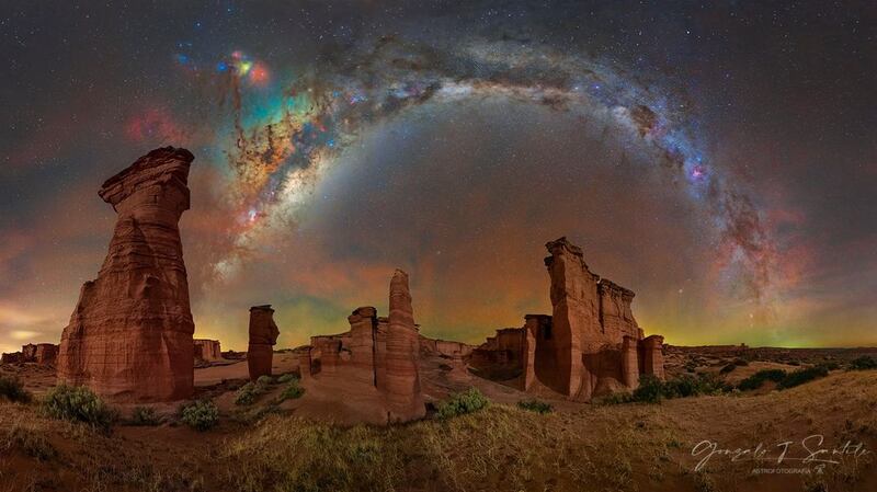 Panoramica completa de Talampaya La Rioja Villa Union. @Gonzalo_Santile_astrofoto