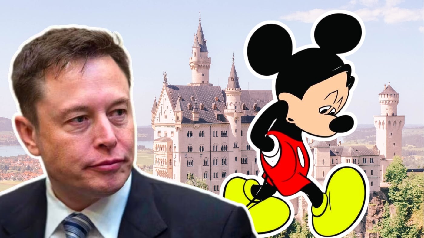 Elon Musk - Mickey Mouse (Disney) / Composición