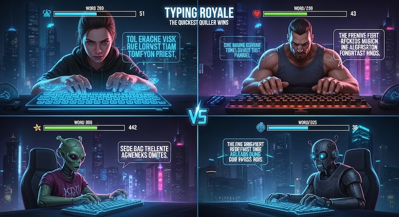 Videojuego viral de escribir / Imagen referencial / Whisk-FW