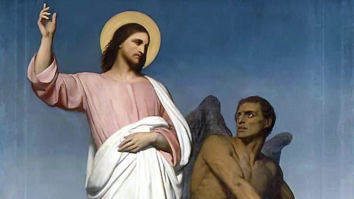 Pintura Tentaciones de Jesús