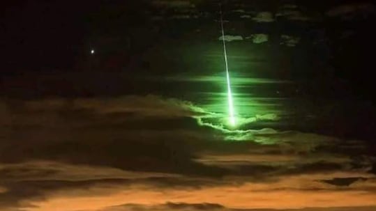 Imagen falsa del cometa verde