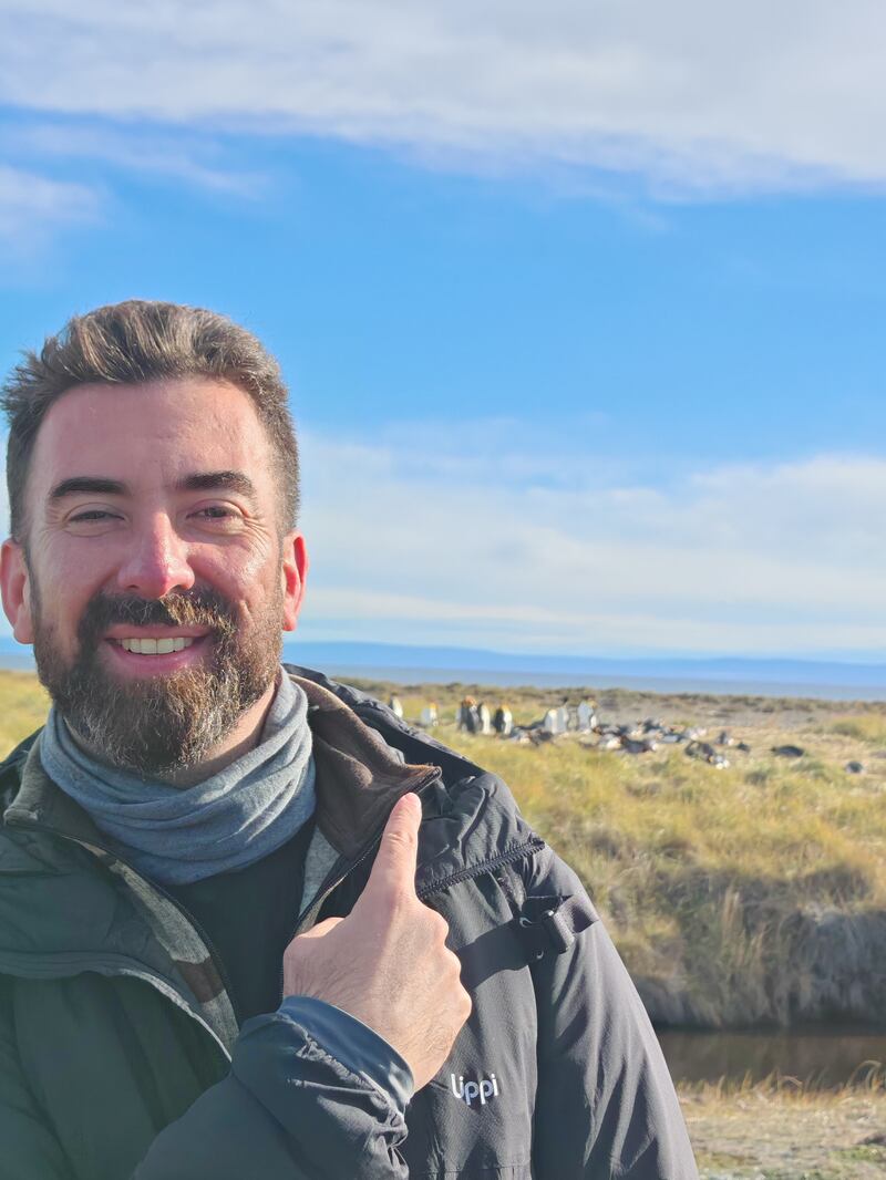 Pingüinos con HONOR, lejos- FayerWater - JP Howard