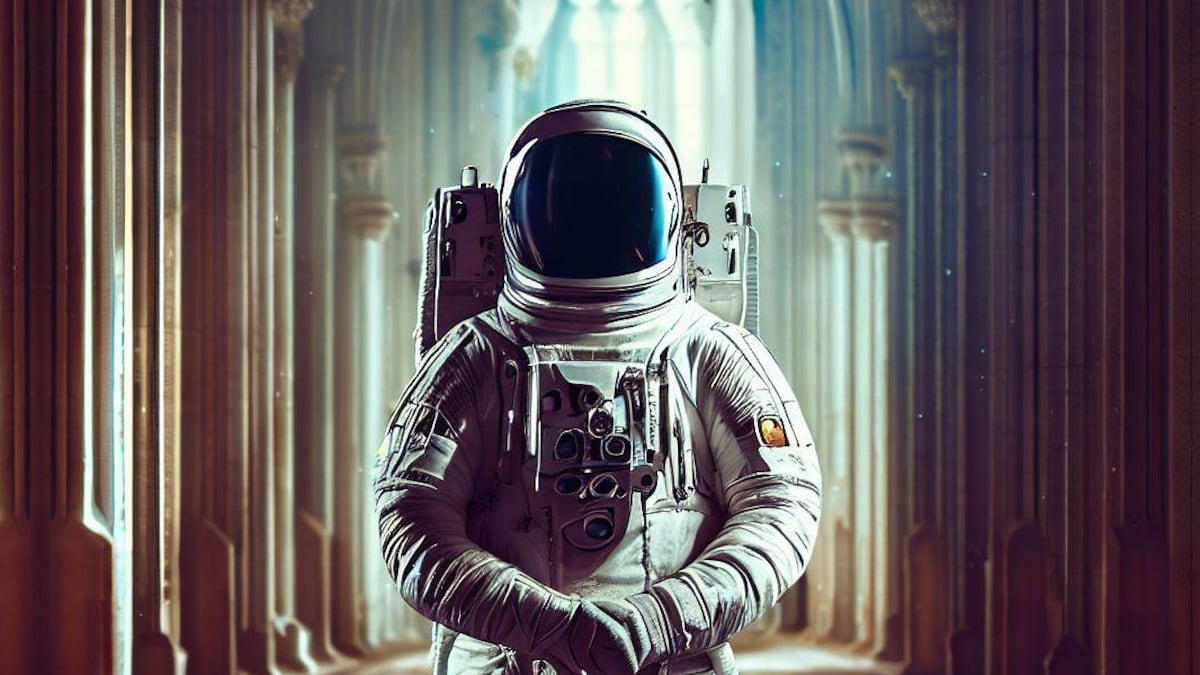 La figura de un astronauta aparece en la fachada arquitectónica de una catedral del siglo XVI en España. ¿Otro viajero en el tiempo?
