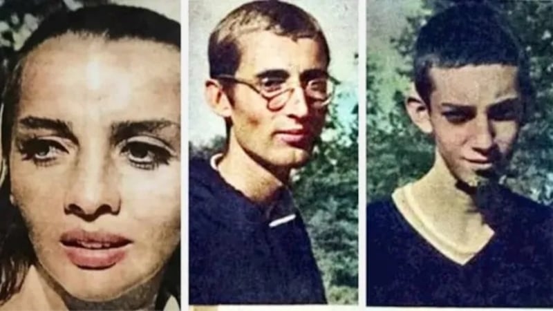 Dolores Barrios, Donald Moran y Bill Jackmart, los supuestos venusinos.