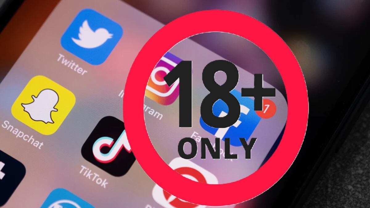Redes sociales prohibidas para menores de 18 años