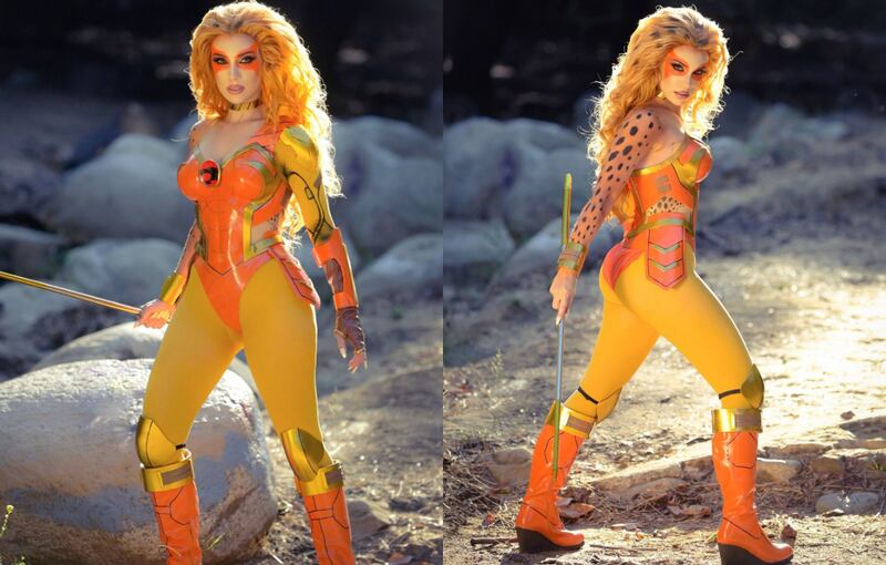 Cosplay de Cheetara hecho por graciethecosplaylass
