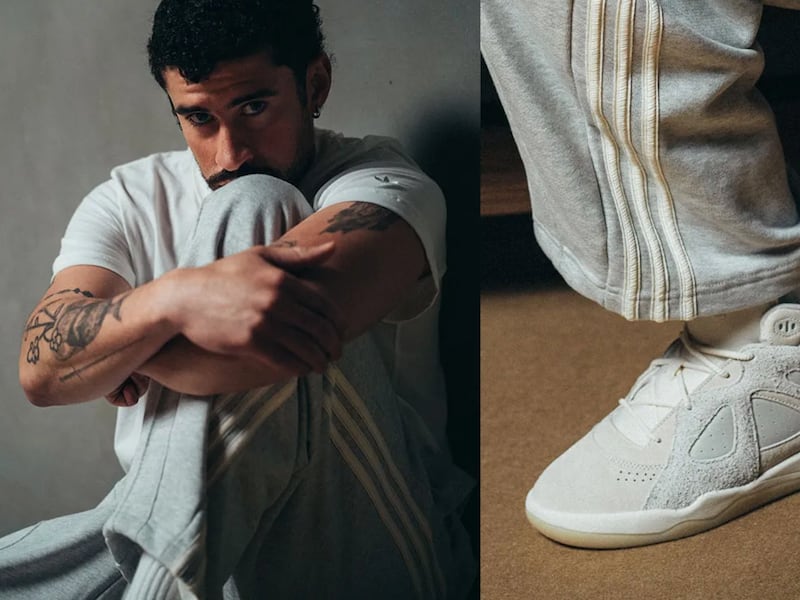 Llegan las Adidas Badbo 1.0 “White”: El minimalismo conquista la colaboración de Bad Bunny