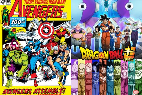 Así se verían los Avengers de Marvel Studios más poderosos si hubiesen sido personajes de Dragon Ball