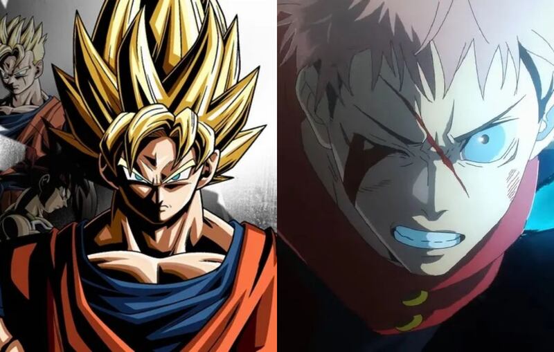 Goku Dragon Ball, Itadori Jujutsu Kaisen