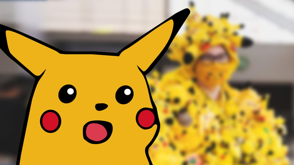 Pikachu es objeto de un inconcebible tributo cosplay. Fan toma más de 100 peluches de este Pokémon y crea un genial cosplay.