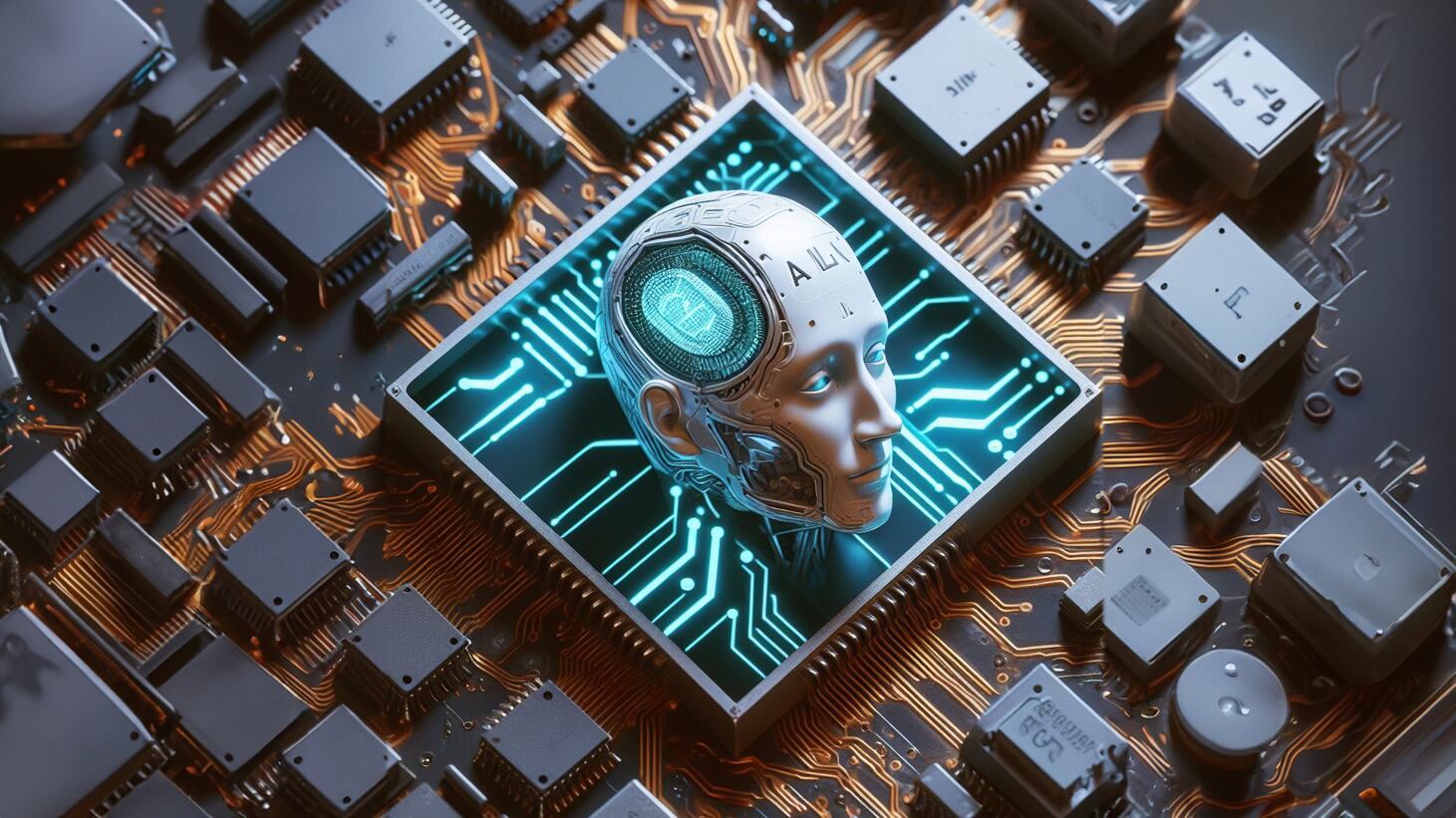 Ilustración conceptual sobre Inteligencia Artificial.