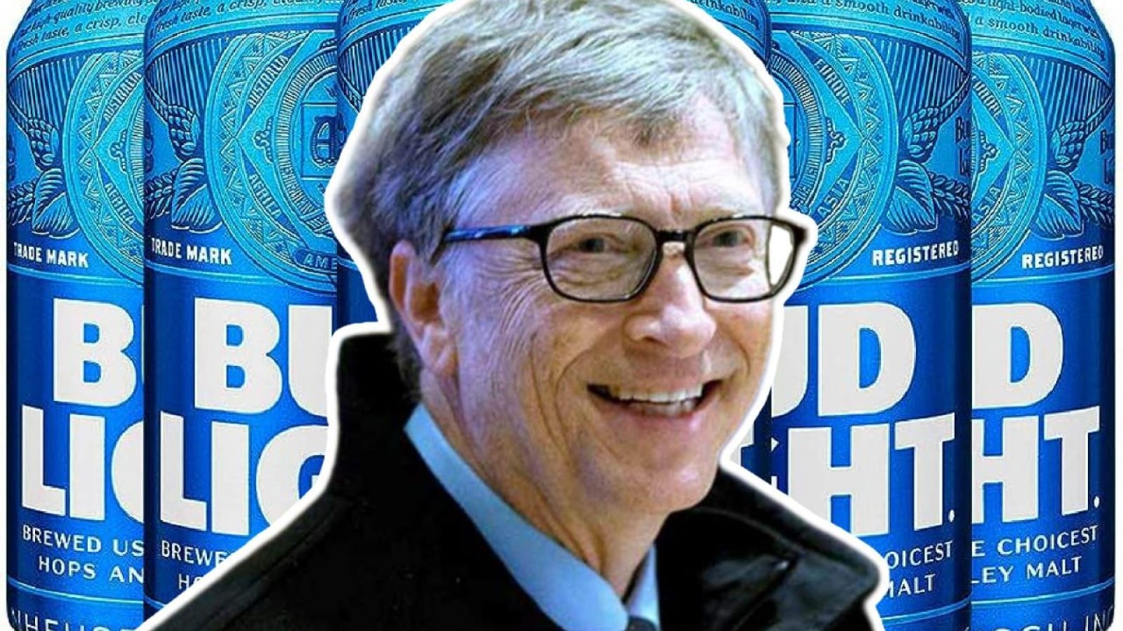 Bill Gates / cerveza Bud Light