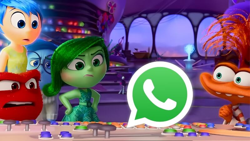 Modo Intensamente 2 en WhatsApp | Composición