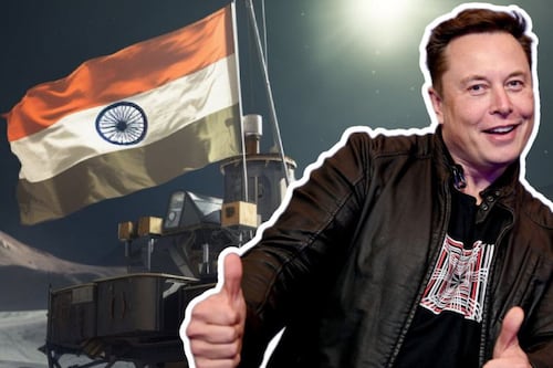 Elon Musk y su divertida reacción luego que la India llegara a la Luna