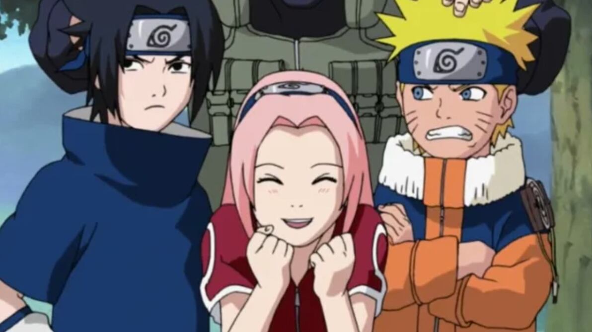 Sasuke, Sakura y Naruto
