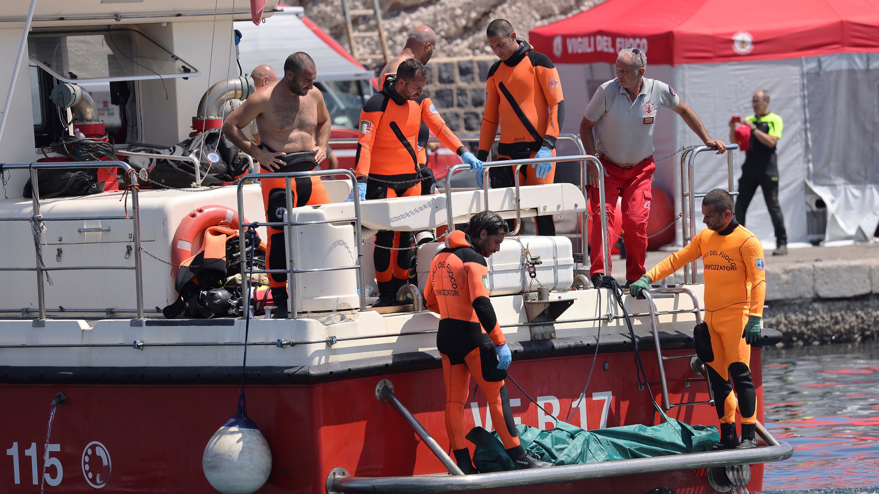 Sicilia hundimiento superyate