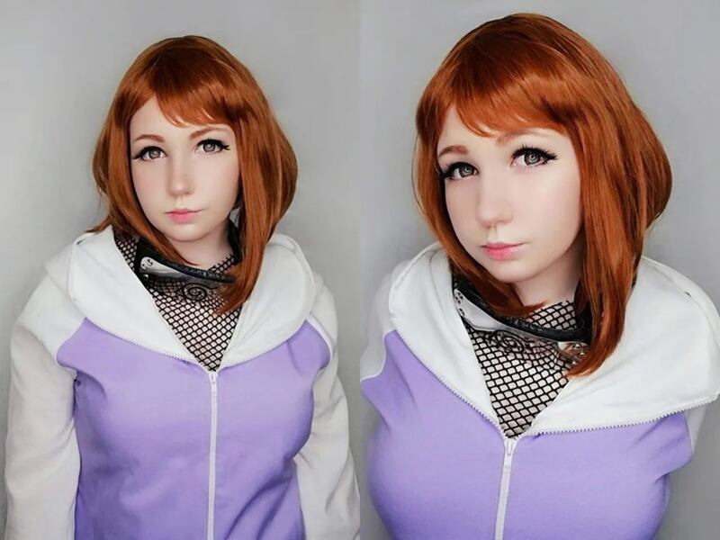 Uravity e Hinata cosplay