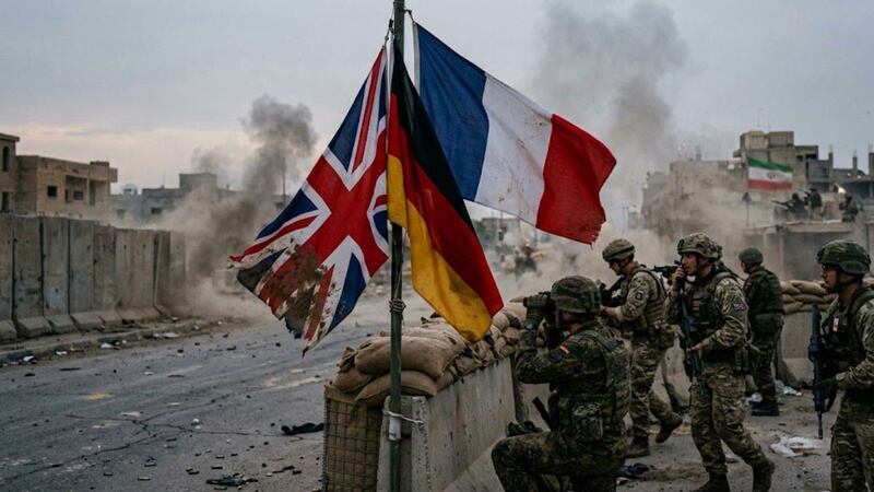 Francia, Alemania y Reino Unido amenazan con intervención