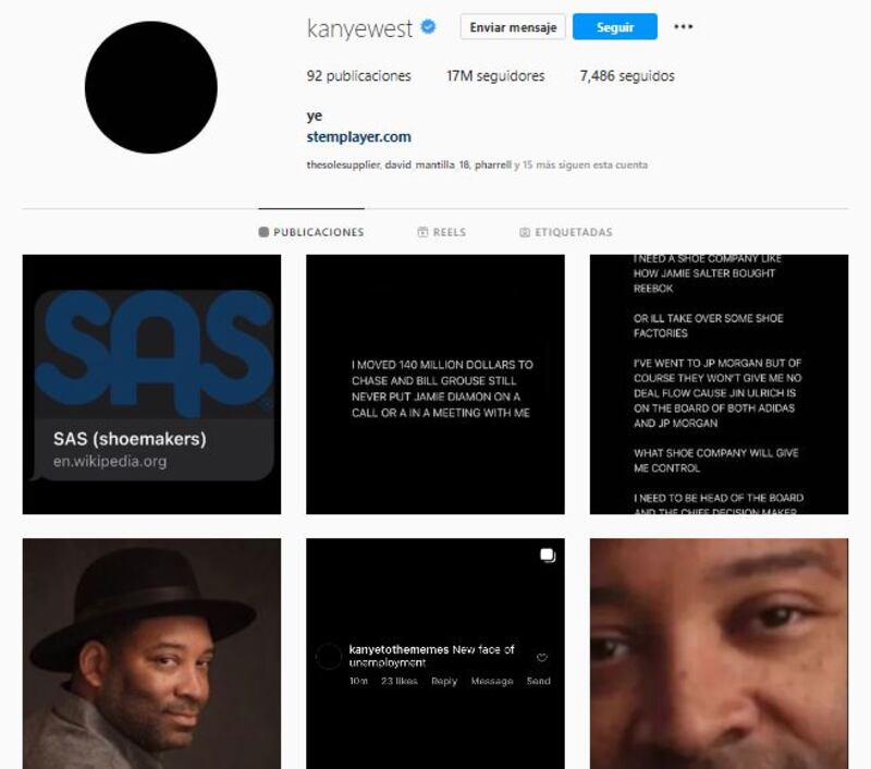 Instagram se ha convertido en un campo de batalla para el rapero
