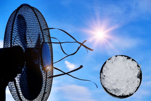 Técnica del hielo frappé: el método para “fabricar” un aire acondicionado casero y enfrentar la ola de calor