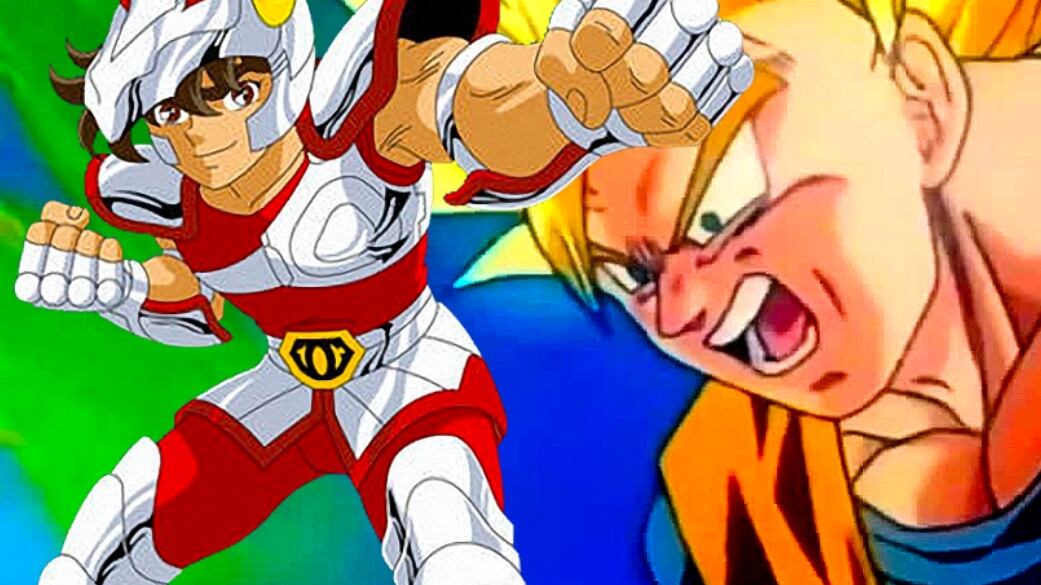 Caballero de Pegaso y Super Saiyajin / Composición