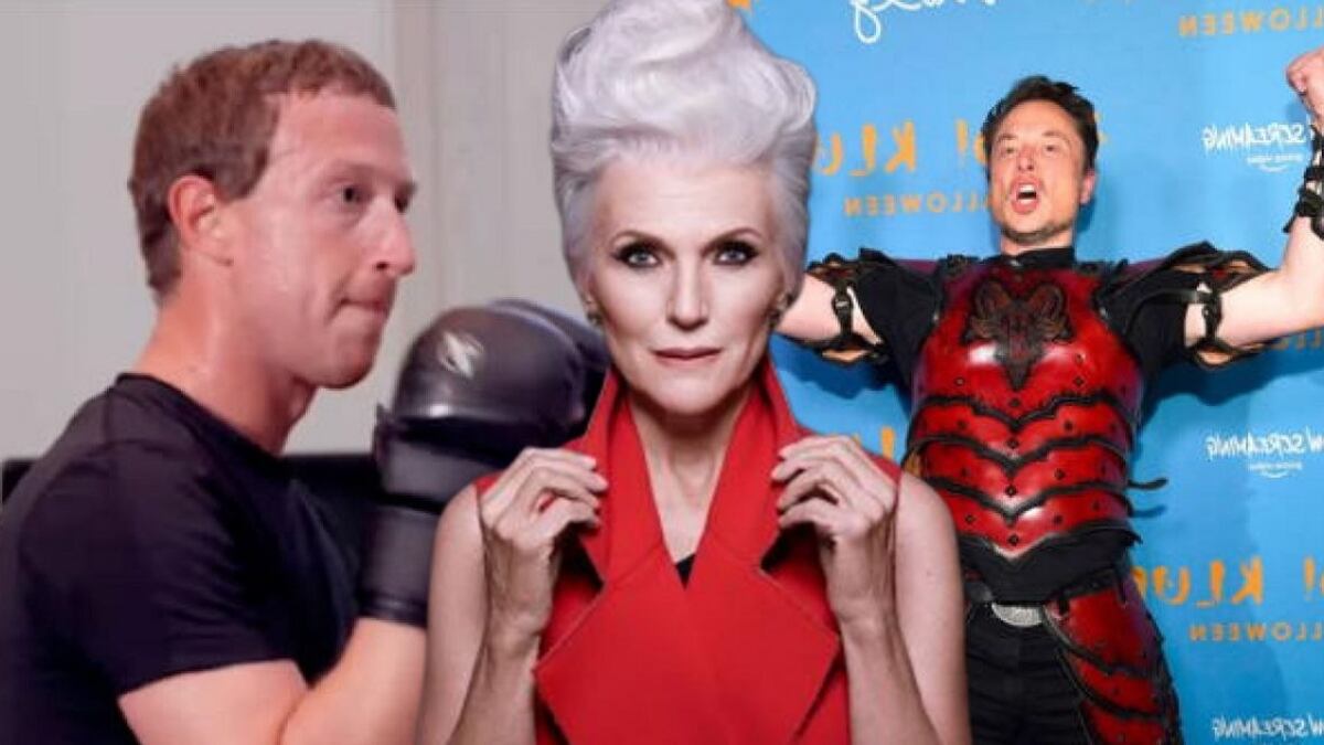 Elon Musk, Maye Musk, Mark Zuckerberg