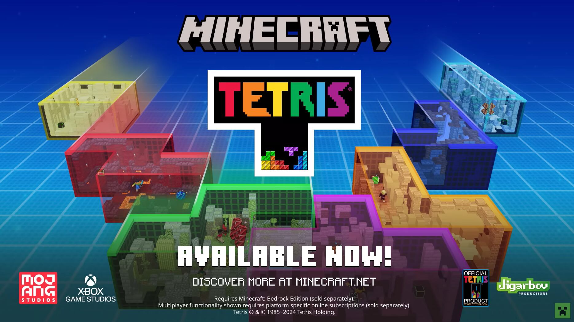 Minecraft x Tetris