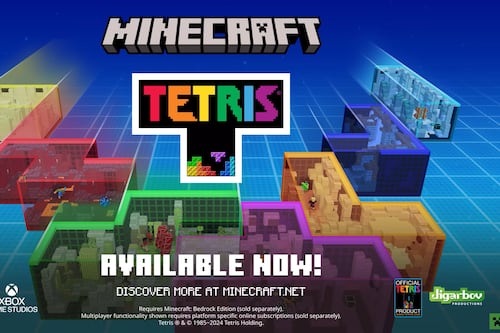 Tetris invade a Minecraft en una alianza que promete unir a varias generaciones de jugadores