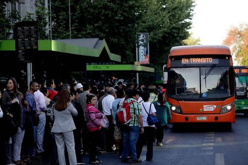 Transantiago: Sistema de buses volverá a su horario normal este 2 de enero