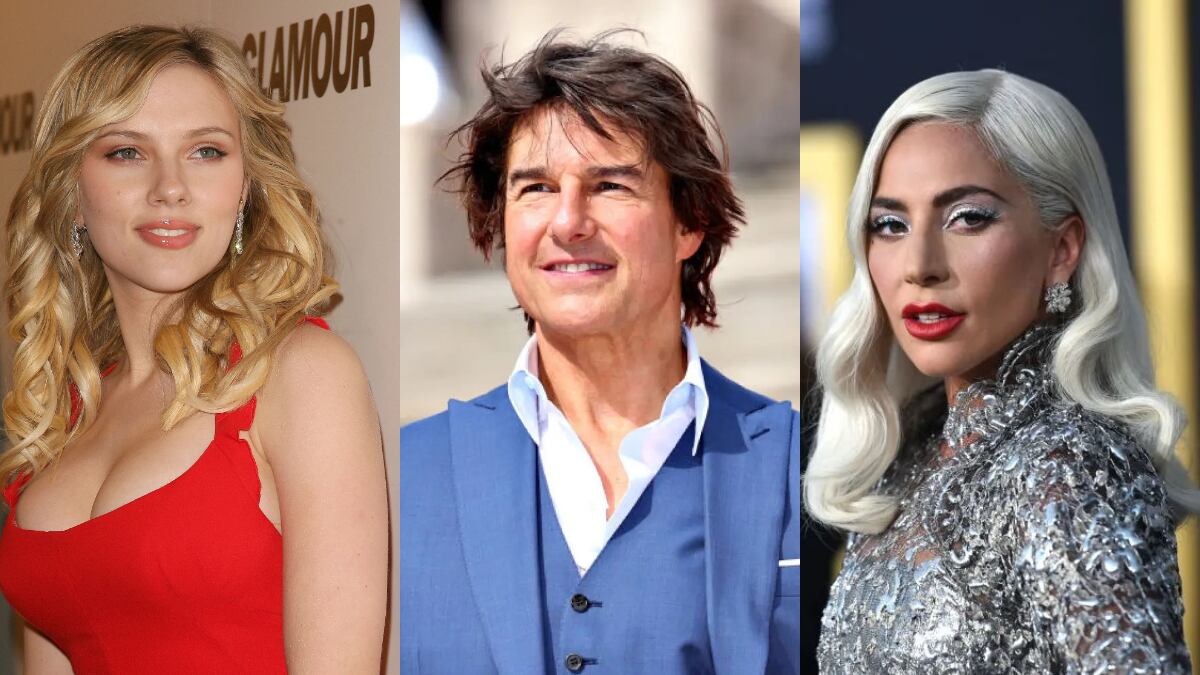 Scarlet Johansson, Tom Cruise y Lady Gaga