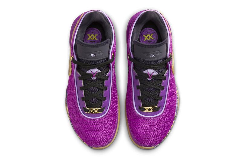 Una de las iteraciones de Nike para LeBron James por su temporada 20 en la NBA.