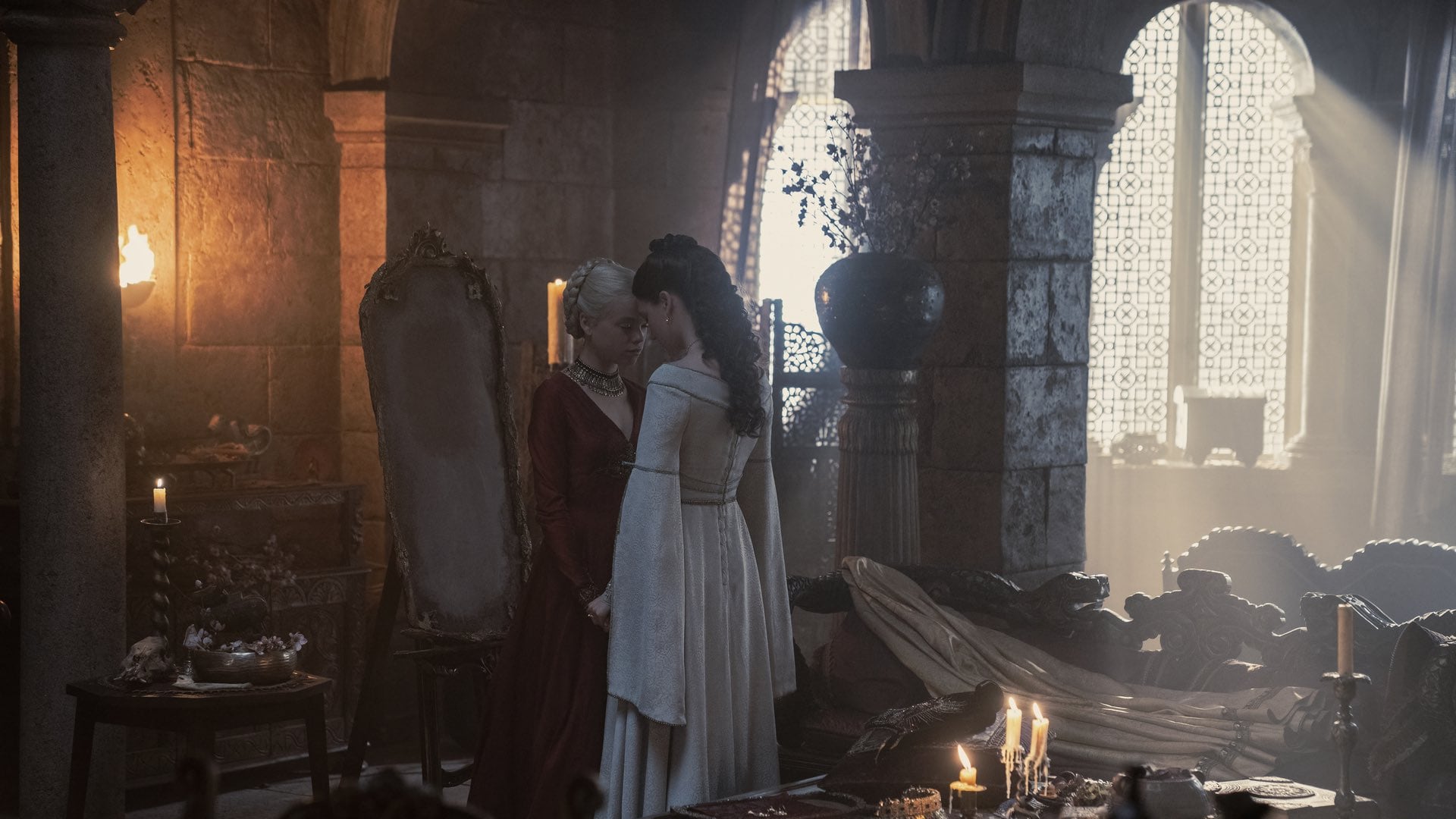 Rhaenyra y Alicent tienen una relación muy cercana en la serie.