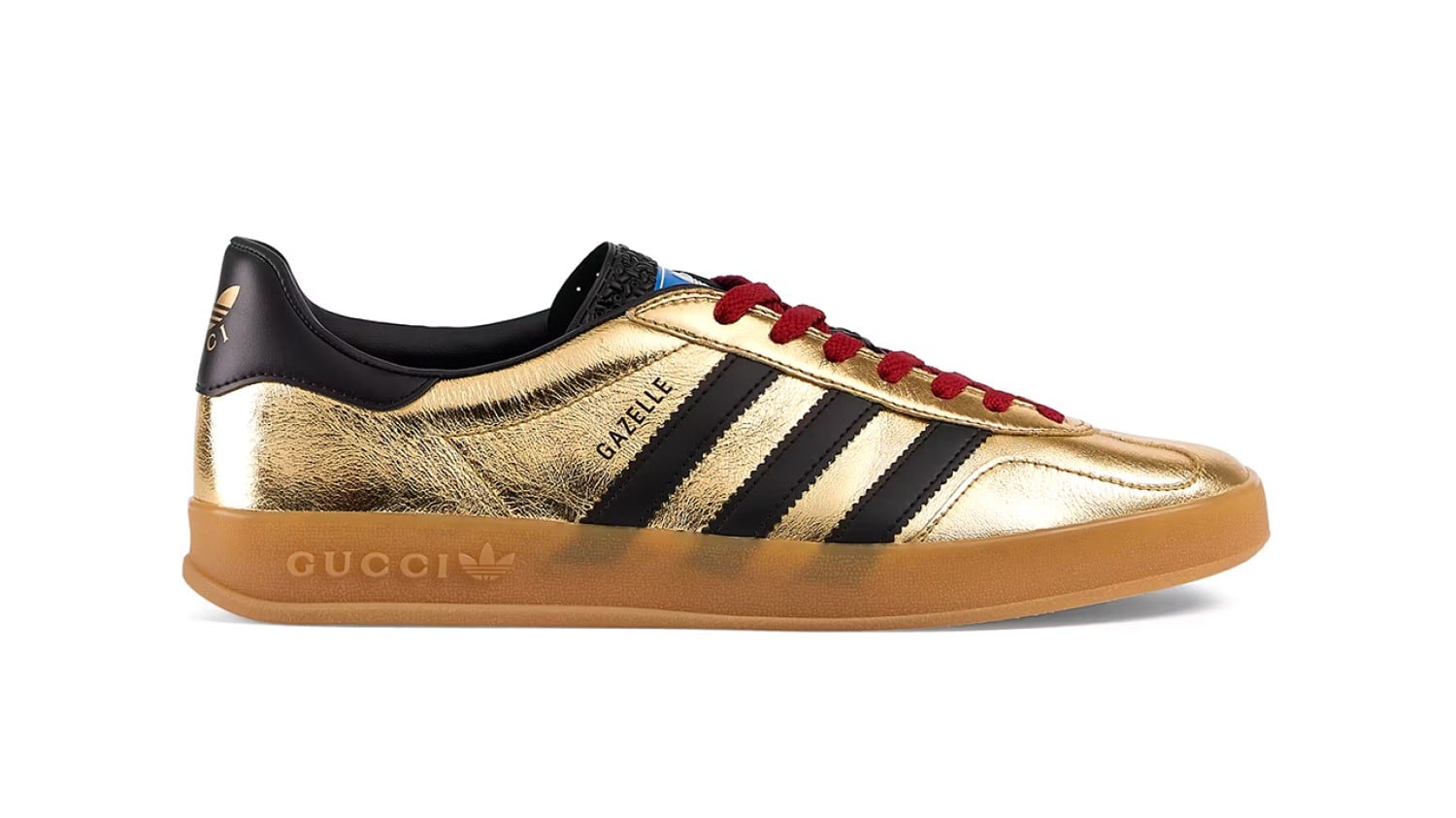 Gucci x Adidas Gazelle Metallic Gold