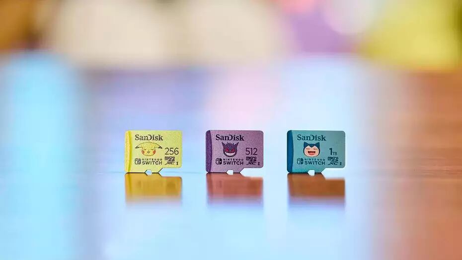microsd sandisk pokémon