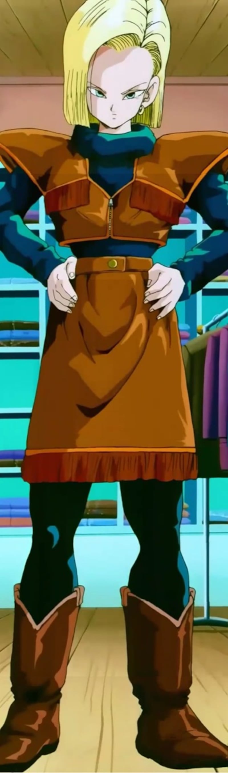 Androide Número 18 - anime Dragon Ball Z