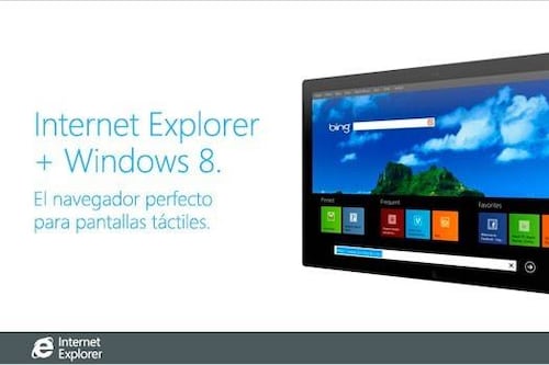 Usa Internet Explorer 10, el único navegador especial para pantallas táctiles