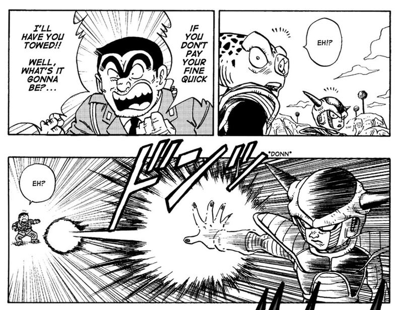 Crossover Dragon Ball y Kochikame