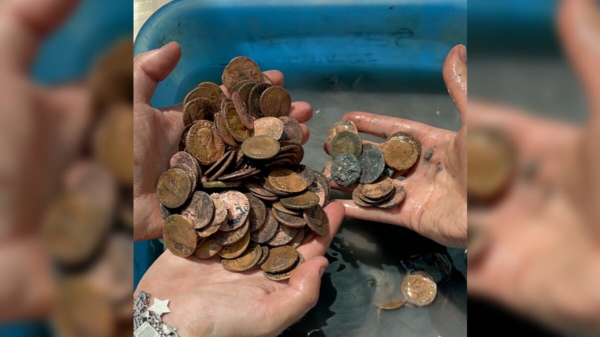 Monedas de 2.000 años de antigüedad - Foto Stile Arte