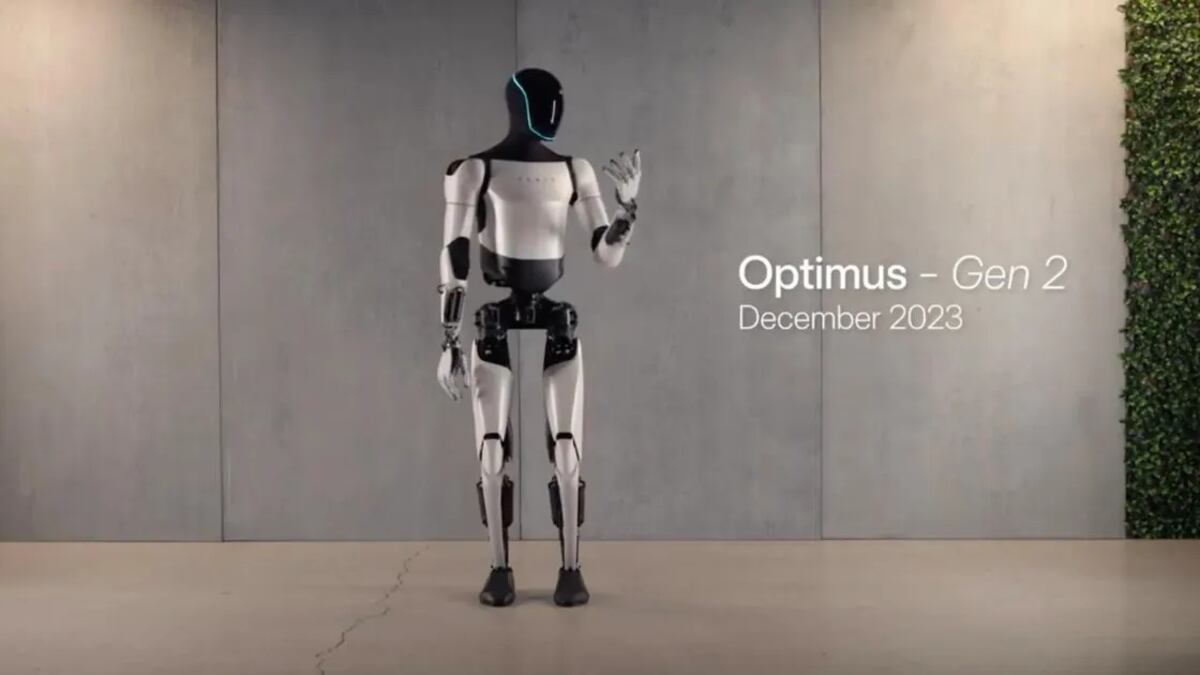 Tesla Optimus Gen 2 Robot - Elon Musk