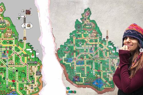 Diseñan mapa del metro como un mundo de Super Mario World y se hace viral