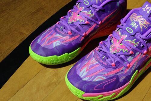 LaMelo Ball destaca con un diseño de terror para sus zapatillas Puma MB.03 Toxic