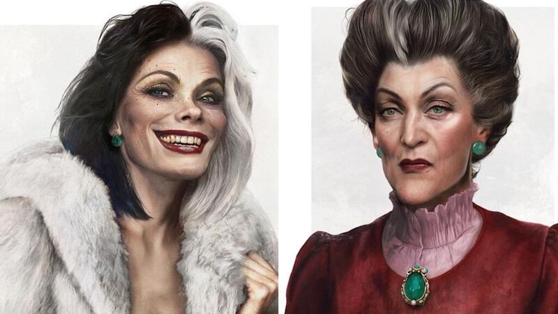 Cruella y Lady Tremaine. Foto: Jirka Vinse Jonatan Väätäinen (@jiravinse en Instagram)